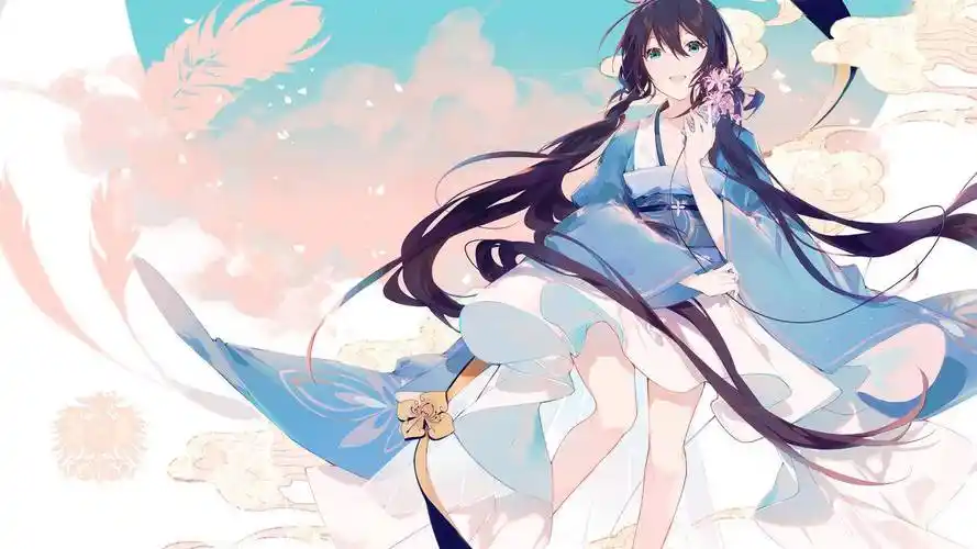 女孩,服装,裙子,4k高清动漫壁纸免费下载,中国风,女孩,服装,裙子,4k