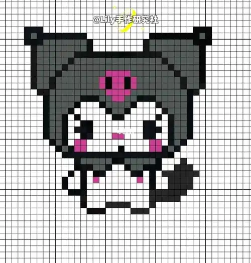 拼豆素材分享像素图库洛米