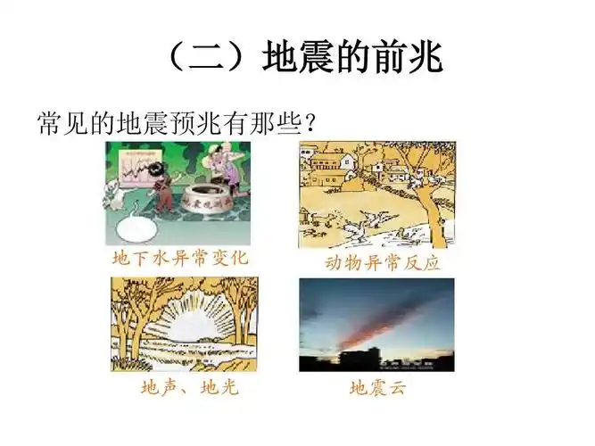 地震的预防与自救ppt