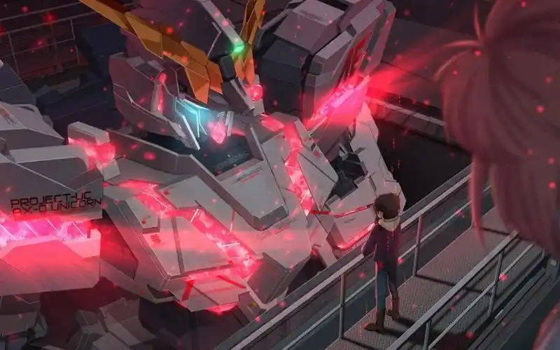 独角兽高达毁灭模式动态壁纸