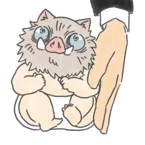 鬼灭之刃#无敌可爱伊之助