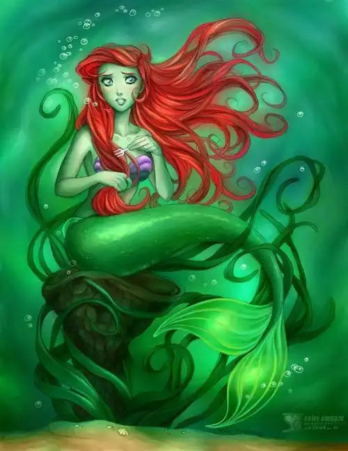 美人鱼 唯美 动漫 另类