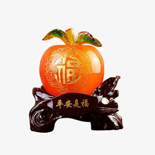 平安是福大苹果摆件