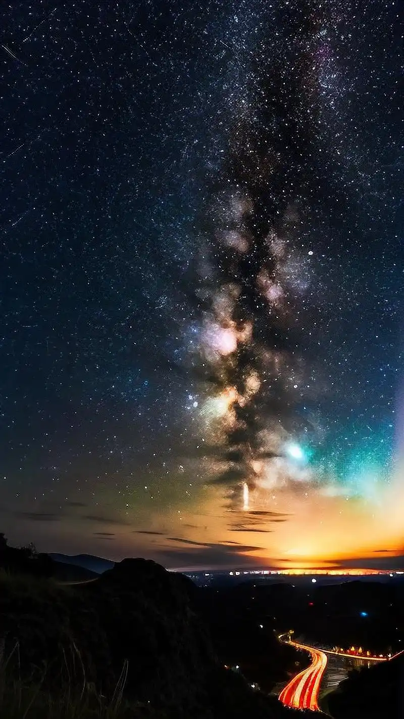 90女生专属唯美星空背景图95