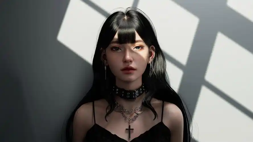 3d人物美女 十字架 电脑壁纸_动漫壁纸_墨鱼部落格