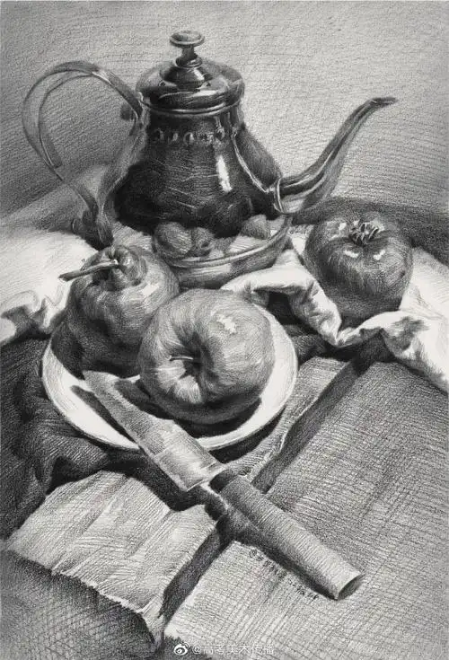 遇见艺术##素描##素描静物