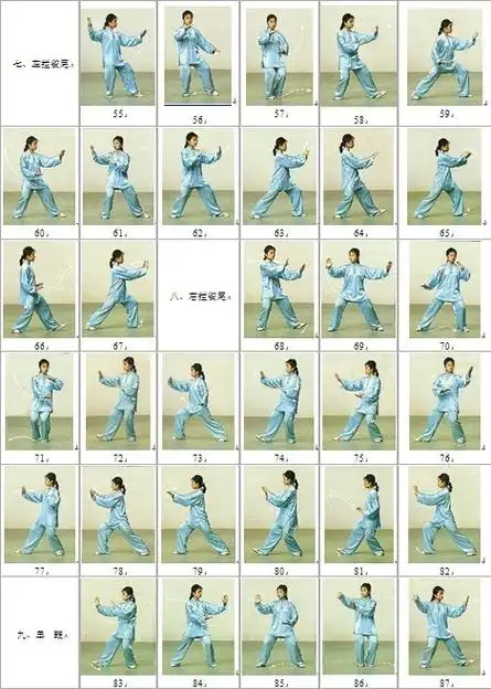 24式太极拳套路名称