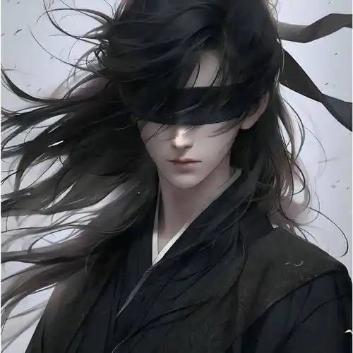 古风蒙眼系列情侣闺蜜头像