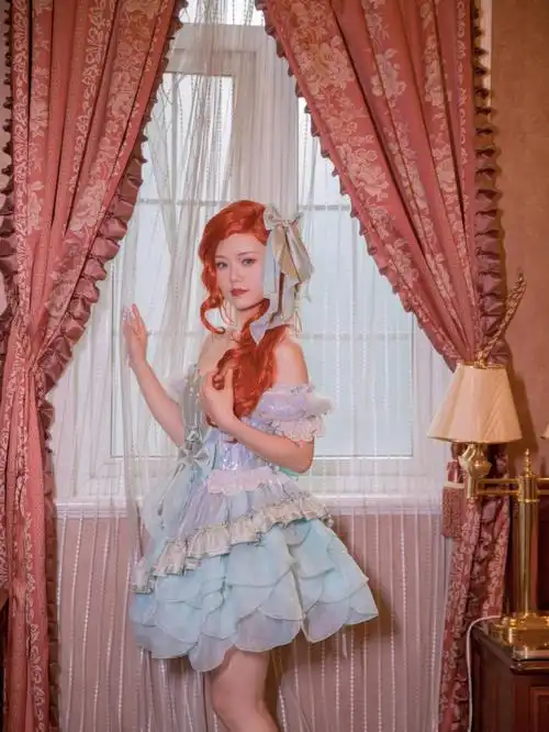 lolita迪士尼公主穿搭爱丽儿