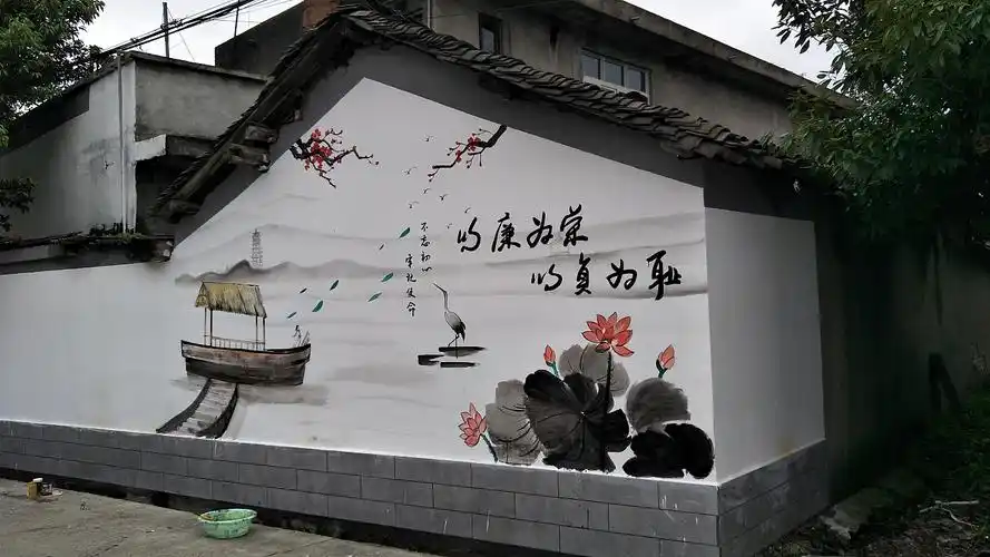 新农村墙绘乡村文化墙社区墙绘农村墙绘文化墙