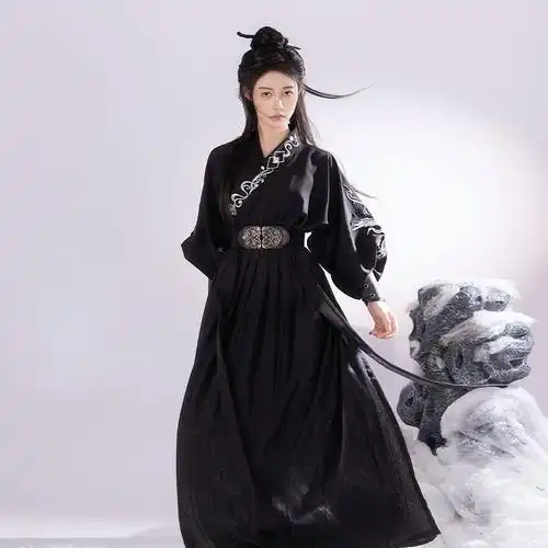 潮梦阁原创汉服男款侠客笙歌交领齐腰国风长裙非古装日常班服套装