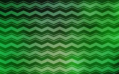 带有直线的浅绿色矢量背景.带有渐变的模糊抽象背景上的线条.