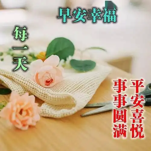 早上好,夏季早安祝福语鲜花图片大全,唯美早晨问候表情