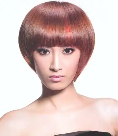 女生沙宣头短发发型图片