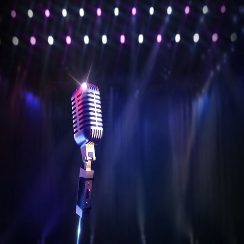 高清直播背景布星空舞台炫酷打碟快手3d立体唱歌间背景墙直播大气 14