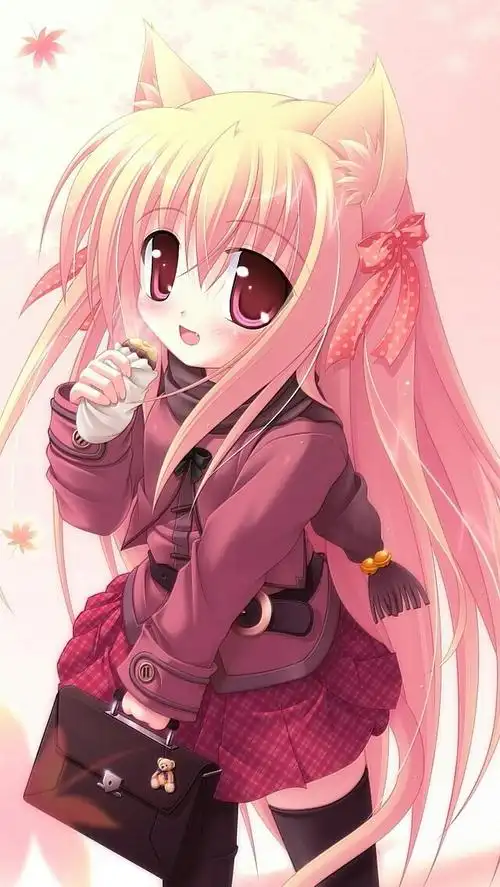 卡通人物可爱粉色,卡通人物可爱-图片大观-奇异网