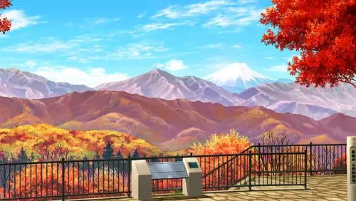 二次元星空城市人物横屏超清风景壁纸(内附500p风景壁纸图包)