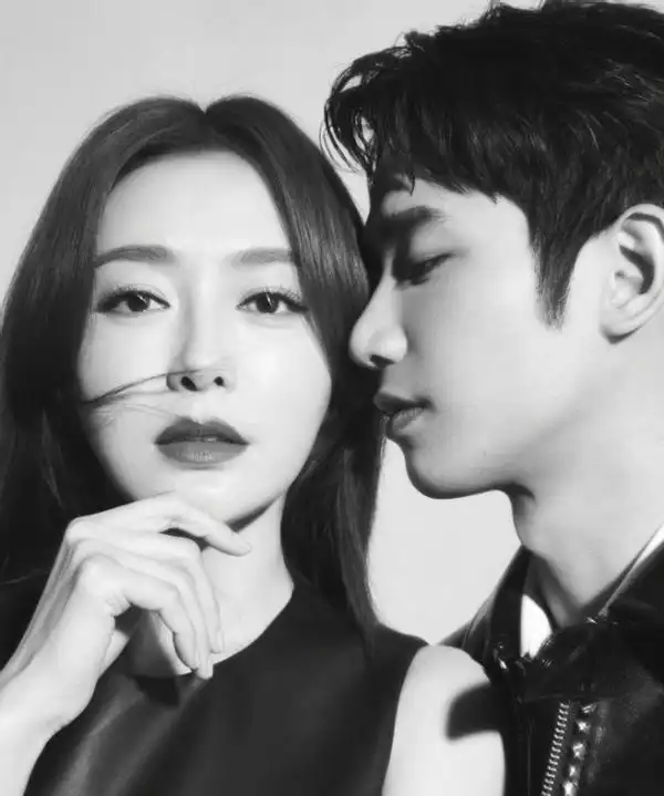 秦岚与小7岁鲜肉拍情侣大片,搂肩贴脸好暧昧,曾恋陆川黄晓明