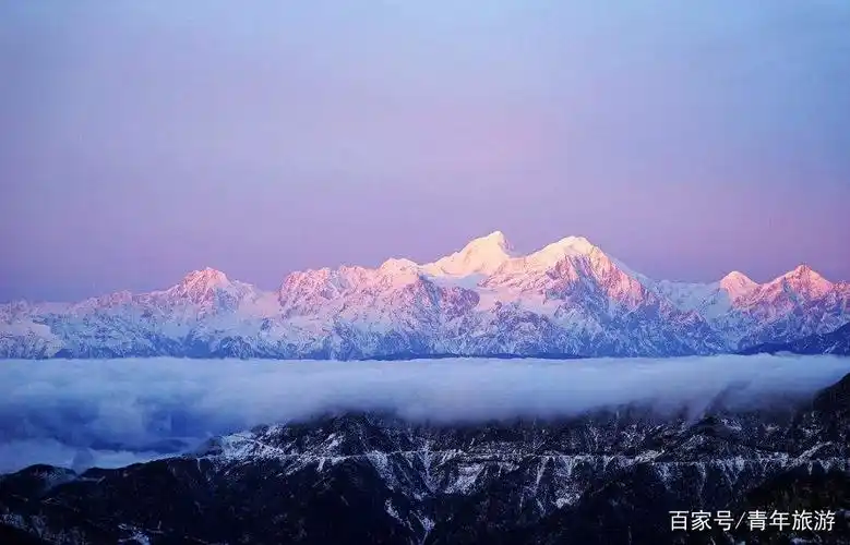 雪山美景:雪山真是令人引起无限遐想,心旷神怡!