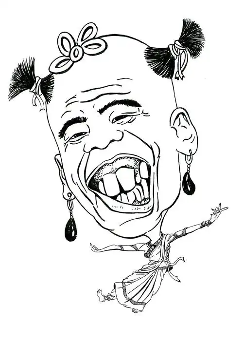 搞笑卡通名人插画