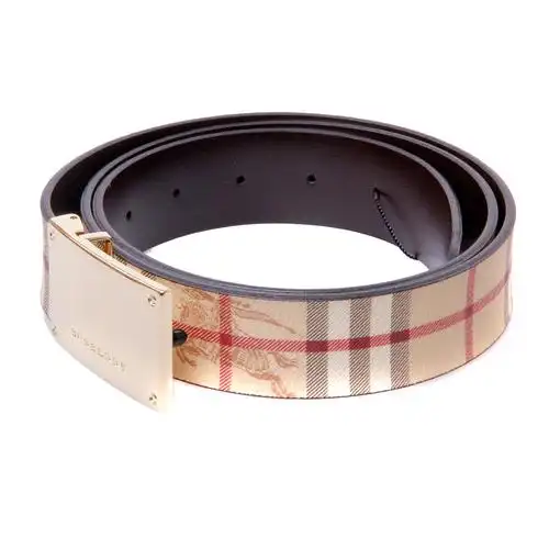 burberry博柏利骑士格纹金扣腰带100