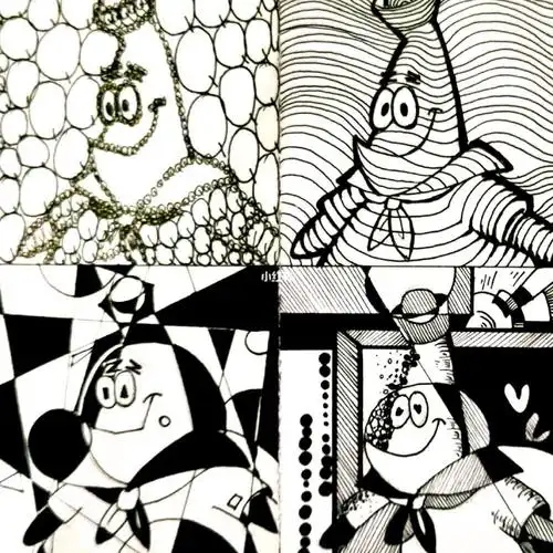 派大星点线面构成