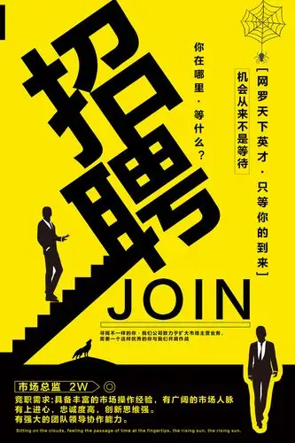招聘招贤纳士招聘海报