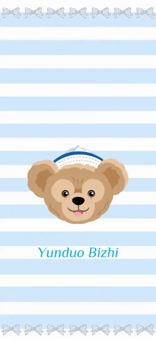 迪士尼系列|自制壁纸达菲熊杰拉多尼雪莉玫 cr:@见水印