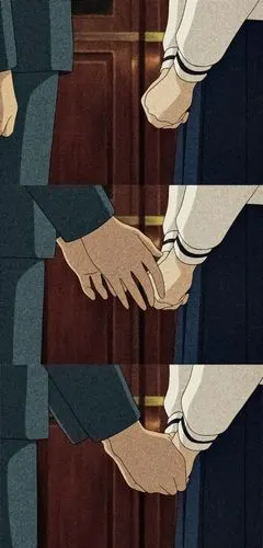 动漫壁纸 - 三屏拼接版插画 素材 ins 韩系 可爱 简约 手绘 动漫 锁屏