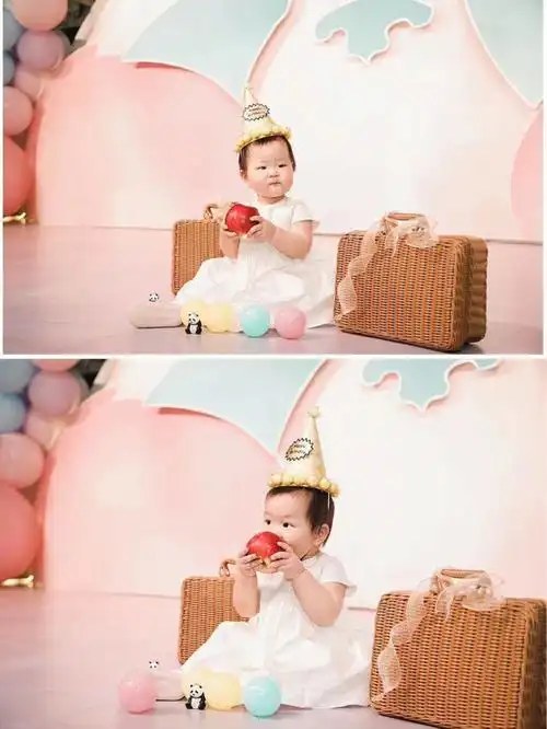 小宝宝1周岁拍摄
