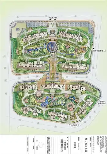 居住区规划总平面图0333