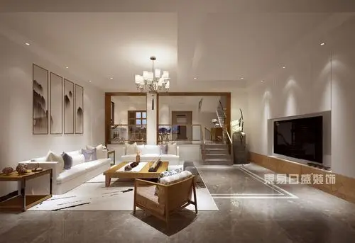 叠拼别墅装修效果图效果图_2019装修案例图片-东易日盛装饰集团官网