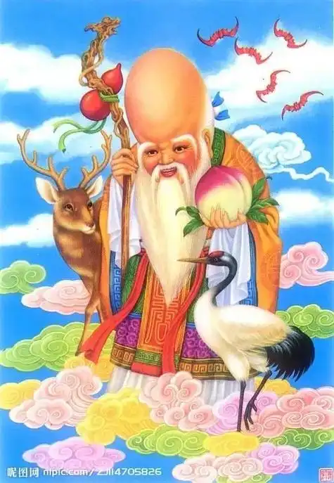 寿星又称南极老人星,星名,古代神话中的的长寿之神.也是 - 抖音