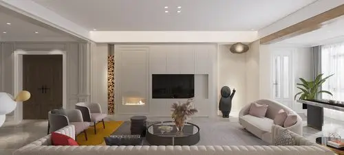 现代美式 空间 室内设计 北京山乙建设