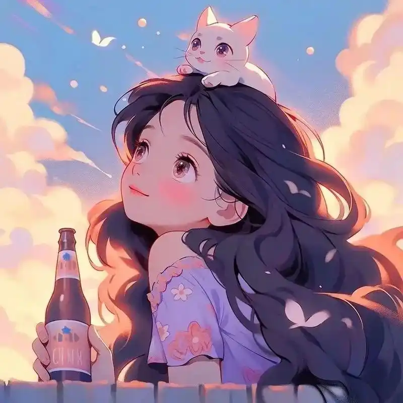 要捧着花听你讲废话 #头像# #情侣头像# #治愈# #动漫# #二次元美图