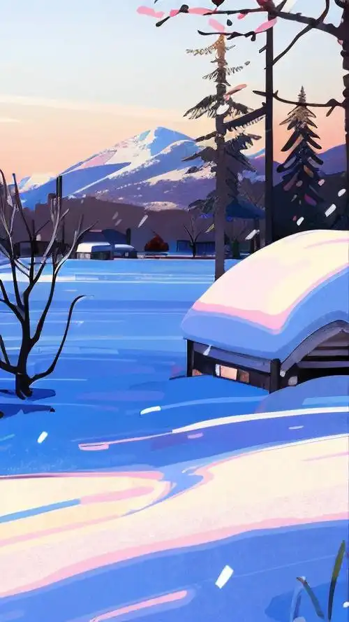 好看的白色雪花壁纸来啦!❄️✨