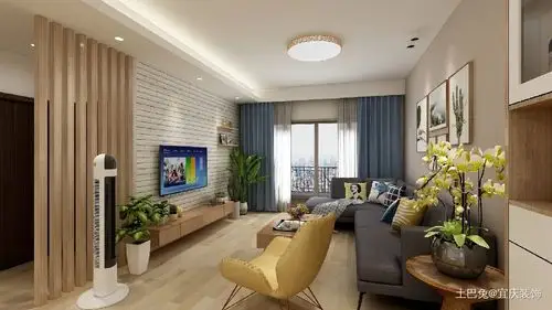 60m自家小房子简约之作客厅现代简约客厅设计图片赏析