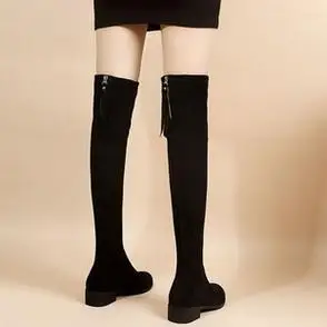 过膝长靴2024夏季新款高筒中跟网红长筒靴子马丁瘦瘦女鞋秋款薄款