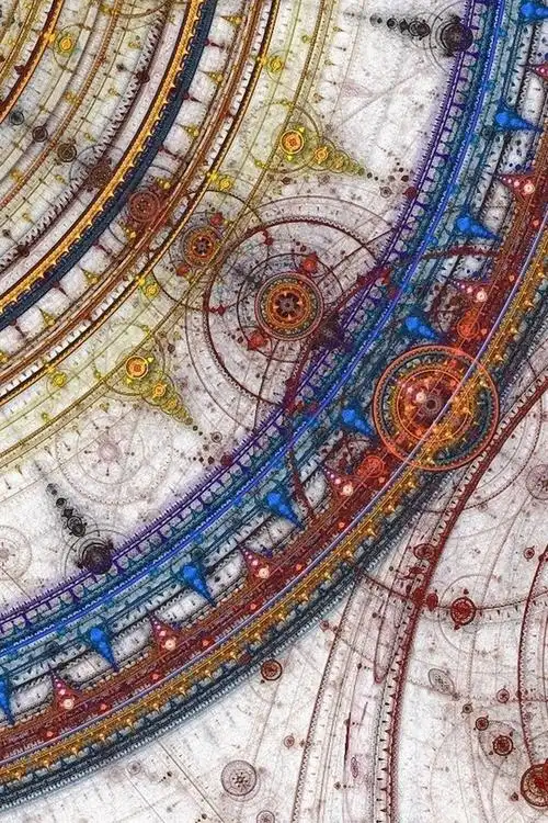 抽象艺术圈,创意设计,数字艺术