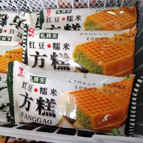 雪糕红豆糯米方糕70克支