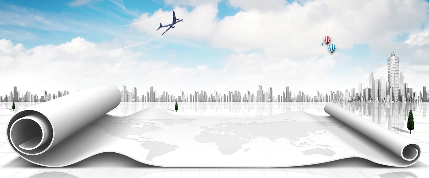 商务办公科技大气蓝色背景ppt课件