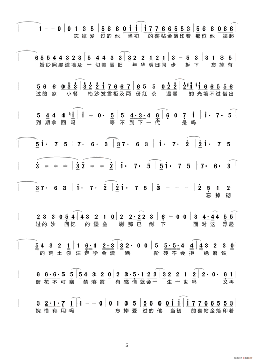 喜帖街(吉他弹唱,小叶歌制谱版)_简谱