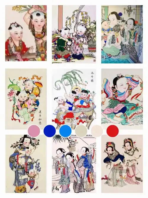 属于木版印绘制品,是著名的中国民间四大木版年画之一,与苏州桃花坞