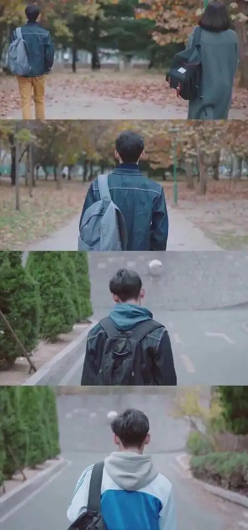 那个你一直望着背影的男生终于回头了