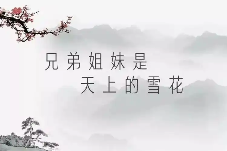 一生中陪伴你时间最长的人,不是父母,不是爱人,而是兄弟姐妹.