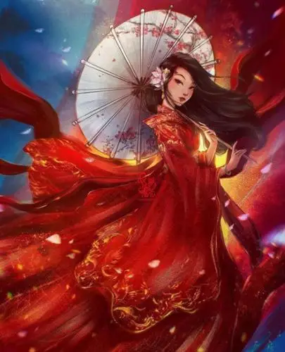 插画风的迪士尼公主,艾莎女王高贵圣洁,花木兰满满中国风