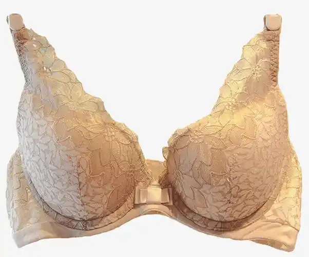 蕴香肤色花纹薄款哺乳文胸