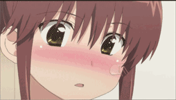 人家邪恶的脸红了!(二次元妹子)_二次元_邪恶_妹子表情