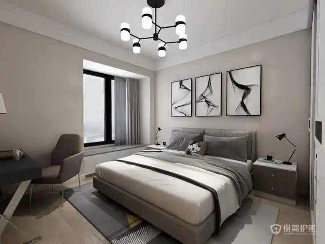 远太城高级灰现代简约风格装修效果图