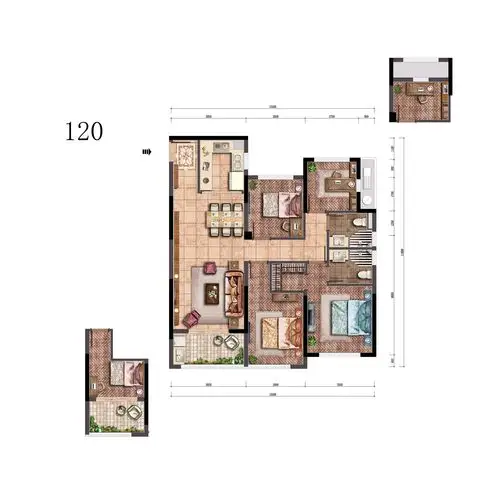 卓越·玲珑湾 户型图